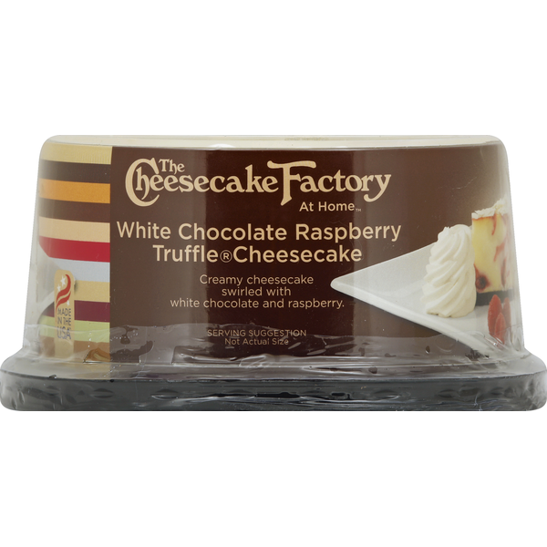 The Cheesecake Factory White Chocolate Raspberry Truffle Cheesecake, 6"