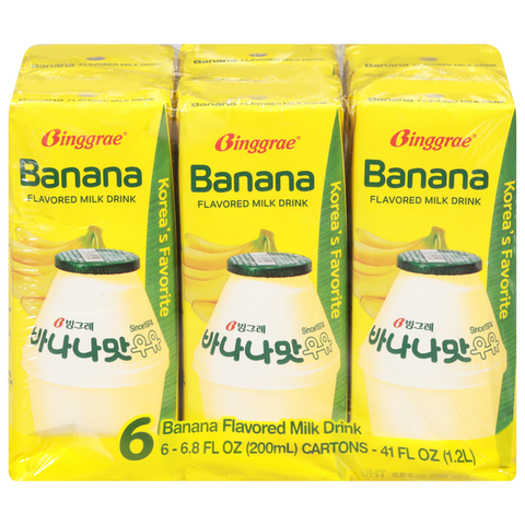 Binggrae Milk Drink, Banana Flavored