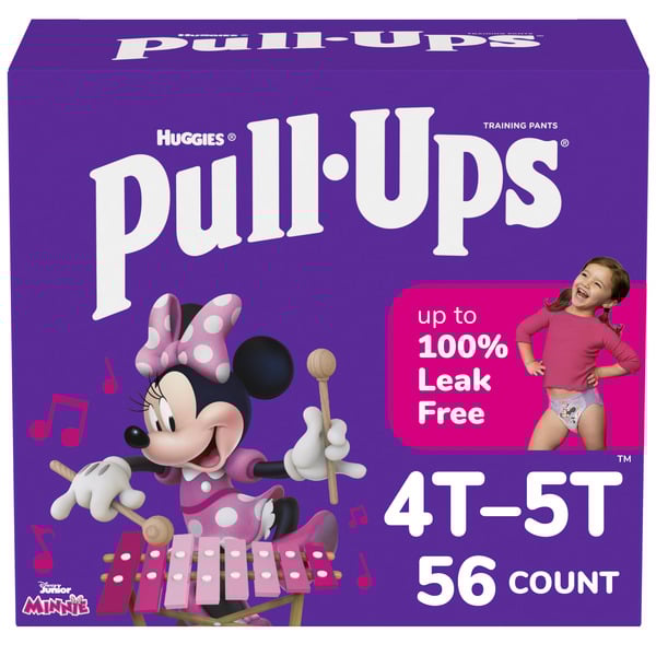 Pull-Ups Girls' Potty Training Pants, 4T-5T (38-50 lbs)