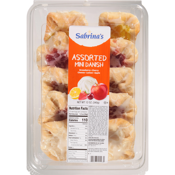 Sabrina's Danish, Mini, Assorted