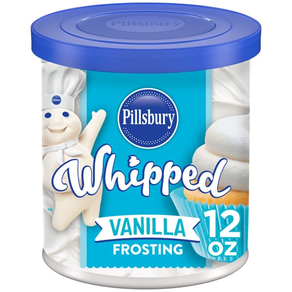 Pillsbury Whipped Vanilla Frosting, 12 Oz Tub