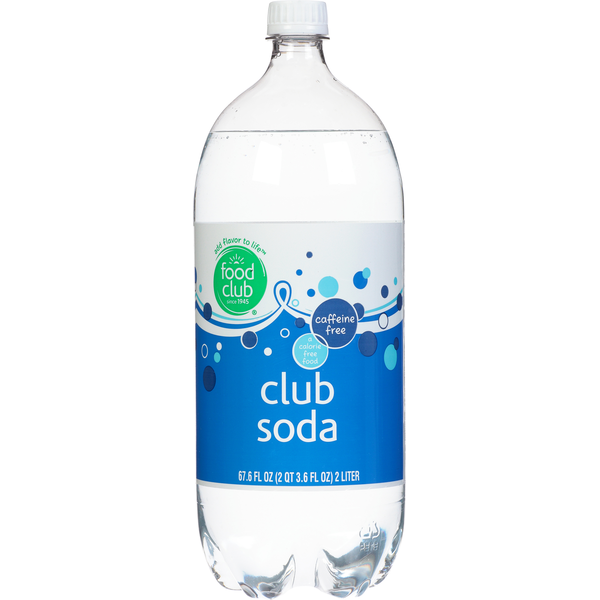 Food Club Club Soda, Caffeine Free