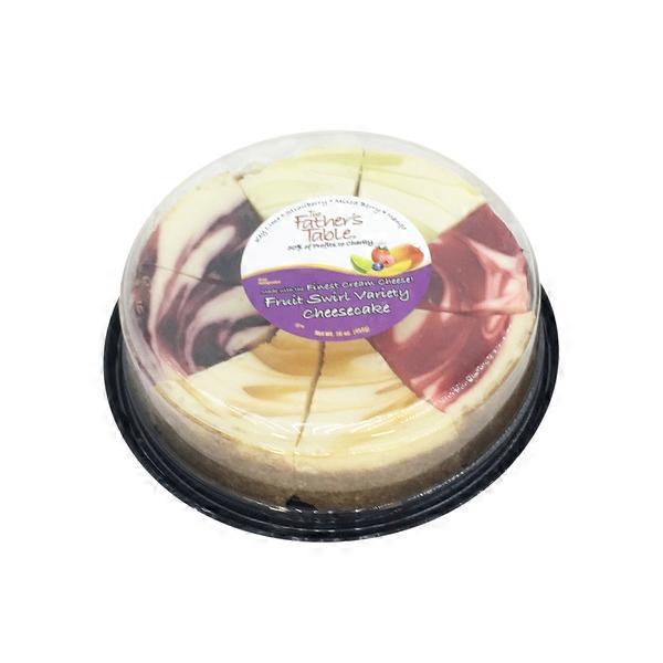 The Father’s Table Fruit Swirl Variety Cheesecake