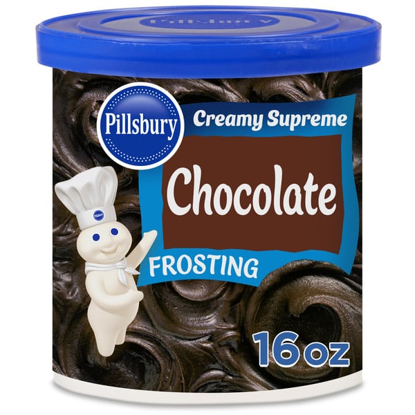 Pillsbury Creamy Supreme Chocolate Frosting, 16 Oz Tub
