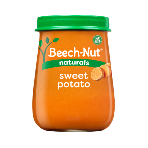 Beech-Nut Naturals Stage 1 Baby Food, Sweet Potato, 4 oz Jar