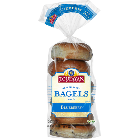 Toufayan Bakeries Blueberry Bagels