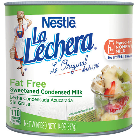 La Lechera Nestle Fat Free Sweetened Condensed Milk