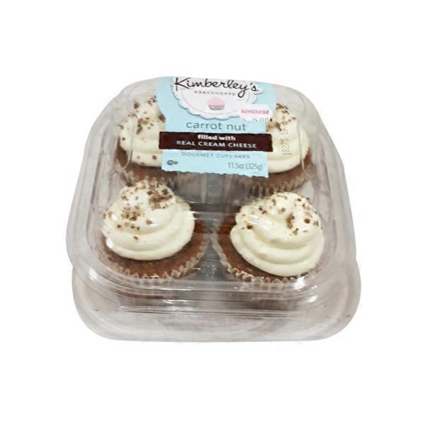 Kimberley's Bakeshoppe Carrot Cake Filled Gourmet Cupcakes