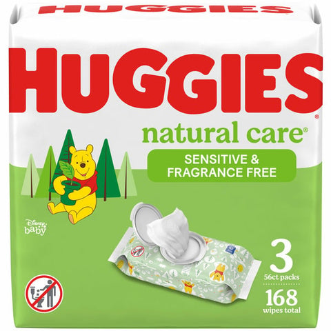 Huggies Natural Care Sensitive Unscented Baby Wipes