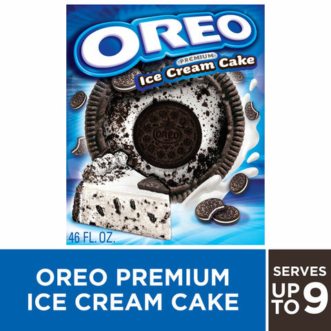 Oreo Premium Ice Cream Cake Made with Real Cookies and Creamy Vanilla Ice Cream