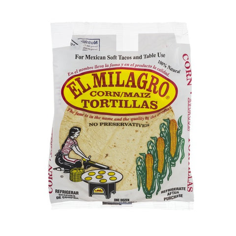 El Milagro Corn Tortillas - 12 CT