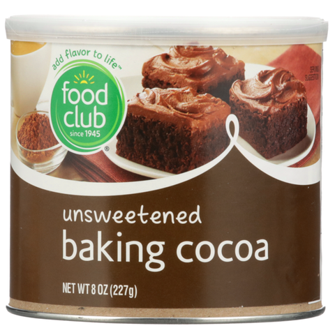 Food Club Unsweetened Baking Cocoa