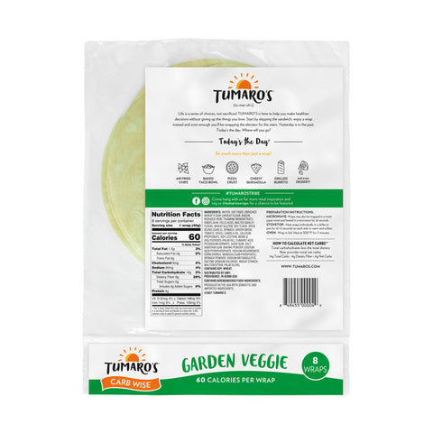 Tumaro's Garden Veggie Carb Wise Wraps