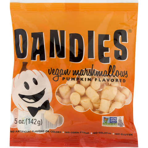 Dandies Marshmallows, Vegan, Pumpkin Flavored