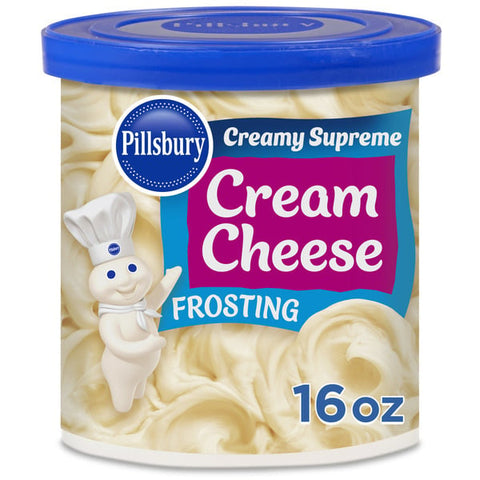Pillsbury Creamy Supreme Cream Cheese Frosting, 16 Oz Tub