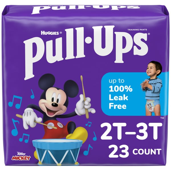Pull-Ups Boys' Potty Training Pants, 2T-3T (16-34 lbs)