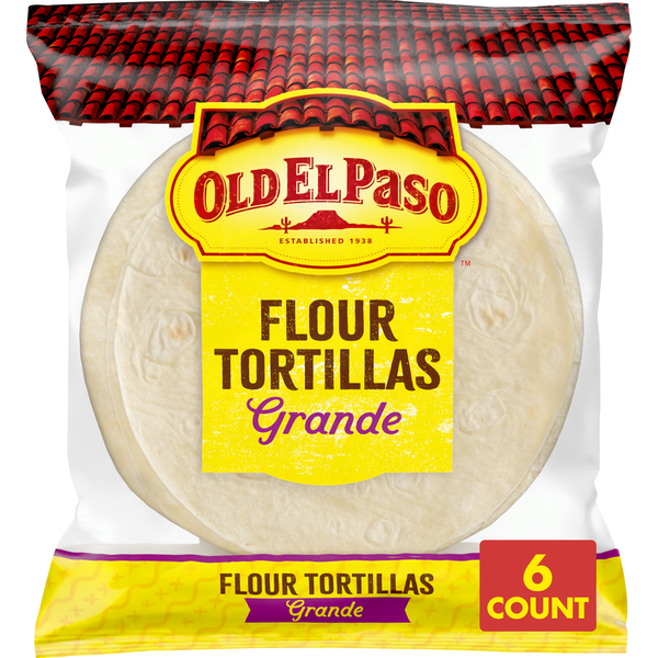 Old El Paso Restaurant Style Grande Flour Tortillas