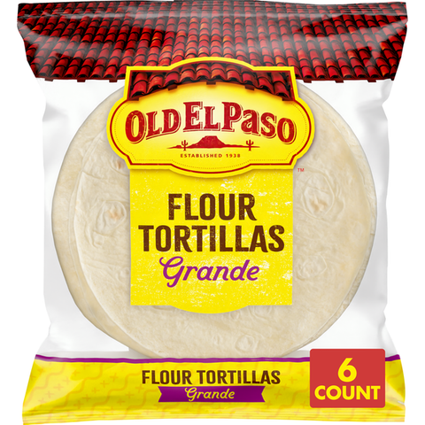Old El Paso Restaurant Style Grande Flour Tortillas