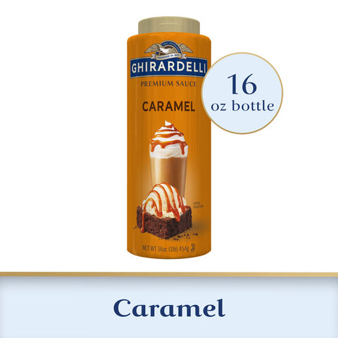 Ghirardelli Premium Caramel Sauce, 16 oz Bottle