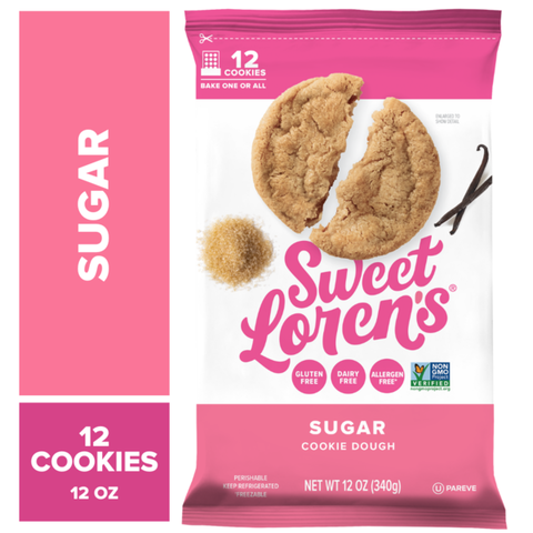 Sweet Loren's Sugar Cookie Dough, Gluten Free & Vegan