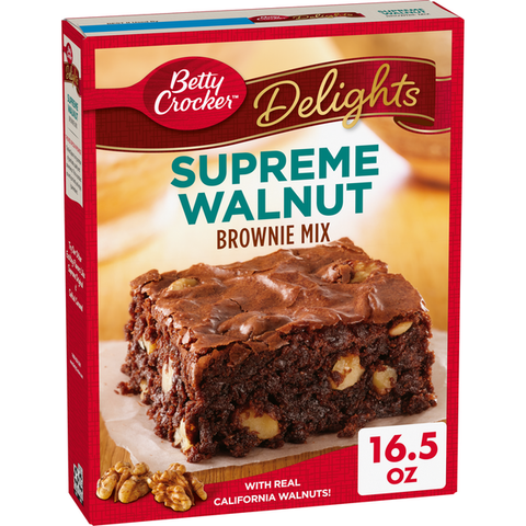 Betty Crocker Supreme Walnut Brownie Mix