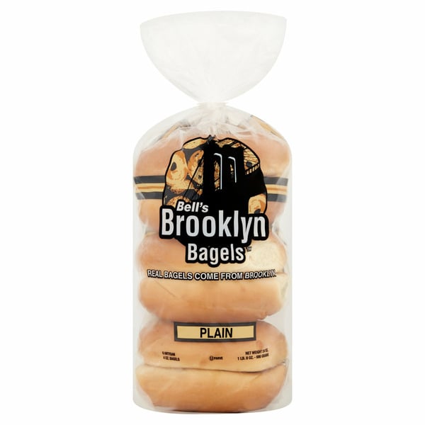 Bell's Brooklyn Bagels Plain Bagels
