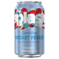 Splash Refresher™ Rocket Freeze Flavored Sparkling Water - Aluminum Can 12oz (24 Pack)